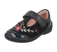 Start-rite Girls Startrite Flower Detailed Shoes Dance - Navy - UK 6.5 Infant - F