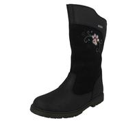 Start-rite Girls Startrite Paw Detailed Aqua-Rite Mid Calf Boots Splosh - Navy - UK 10.5 Child