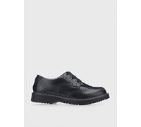 START-RITE Impulsive Brogue Black Leather Lave Up School Shoes 5.5