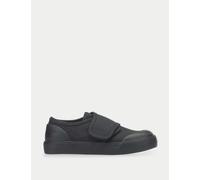 Start-Rite Kids' Canvas Riptape Plimsolls (7 Small - 4½ Large) Black