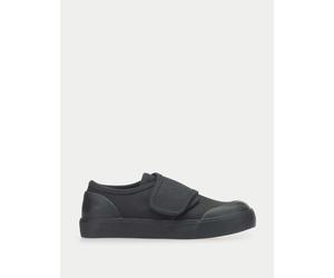 Start-Rite Kids' Canvas Riptape Plimsolls (7 Small - 4½ Large) Black