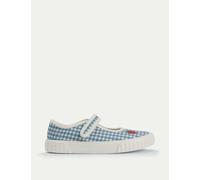Start-Rite Kids' Gingham Riptape Mary Jane Shoes (6 Small-1 1/2 Large) Denim