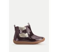 Start-Rite Kids' Leather Bow Detail Boots (4 Small - 8 Small) Burgundy Mix