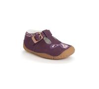 Start-rite Little Paws Tb Burgundy Leather Kids Girls First and Baby Shoes 0825-18F