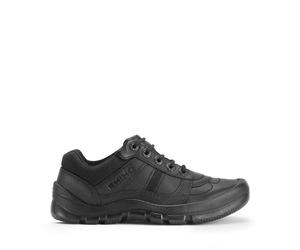 Start Rite Men's 'Rhino Sherman' Senior School Shoes in Black | Size: 3F Start Rite Black 3F