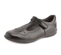 Start-rite Poppy Black Leather Girls School Shoe (Numeric_10)