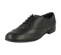 Start-rite Senior Girls Angry Angels by Startrite Brogue Style School Shoes Matilda - Black Leather - UK 1.5 Child - M