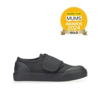 Start-Rite Childrens Black "Skip" Riptape Canvas School Pe Plimsolls