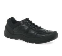(UK 4 Child, Black) Senior Boys Rhino by Startrite School Shoes Rhino Sherman - G Fit