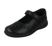 Start-rite Wish Girls Black Leather School Shoes (Numeric_9)