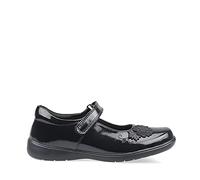 Start-rite Wish Girls Black Patent Leather Riptape School Shoes (Numeric_13)