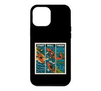 Start Roll Finish Kayak Cross Case for iPhone 12 Pro Max