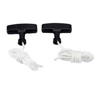 Start Rope, 2pcs Lawnmower Pull S R Handle 1.5m Cord Pull Cord for Mower Accessories