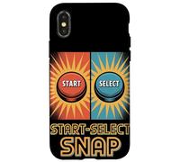 Start Select Snap Pop Culture Retro Video Game Case for iPhone X/XS