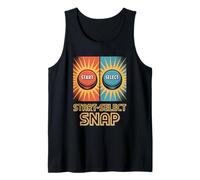 Start Select Snap Pop Culture Retro Video Game Tank Top