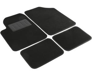START Set Of 4 Pcs Universal Black Carpet Floor Mats Original Accessory