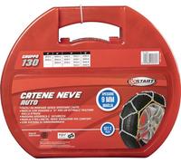 START - Snow Chains 9 MM | Self-Locking Tensioning System | Onorm 5117 Approved for M1, N1, O1, O2 Vehicles | Includes Disposable Gloves & Spare Components, Gruppo 130, Stainless Steel