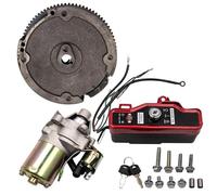 Start Starter Part Electric Start Kit For GX160 GX200 5.5HP Starter Motor Ignition Key Switch Electric Start Kit