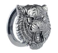 Start Stop Button Cover,Cool Protective Adhesive Ring - Tiger Head Engine Button Protective Cover - for Truck RV SUV Drivers Men Women Road Trip Travel Driving