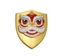 Start Stop Button Cover - Zinc Alloy Ignition Cap with Lion Pattern Universal | Anti-Scratch Interior for SUV Sedan Truck Stylish Gift for Men Women