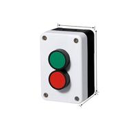 Start stop self sealing waterproof button switch emergency stop industrial handhold control box With arrow symbol IDGTTLDF(2 hole R G)