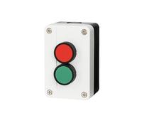 Start-Stop Two Position 10A Reset Momentary Red Green Push Button Switch Box Waterproof Industrial Control Power NO NC(Red Green)