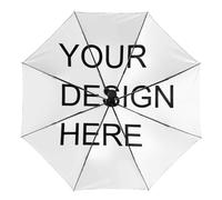 Start to Create Personalized Folding Portable Windproof Umbrellas,Custom Umbrella with Text Logo Photo for Rain Sun Funny Gifts Idea for Men Women Friend Family Couple Sister (Black)