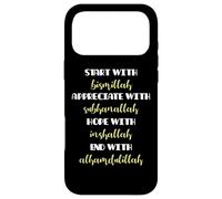 Start with Bismillah - Islamic Case for iPhone 17 Pro Max