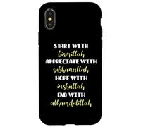Start with Bismillah - Islamic Case for iPhone X/XS