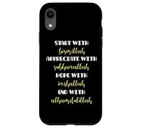 Start with Bismillah - Islamic Case for iPhone XR