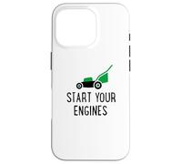 Start your Engines Lawn Mower Case for iPhone 16 Pro