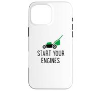 Start your Engines Lawn Mower Case for iPhone 16 Pro Max