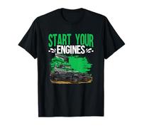 Start Your Engines Track Racing Race Car Driver Sprint Car T-Shirt