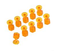 Startbuymore 10pcs Glue Tabs For Paintless Dent Repair Compatible With Pulling Tools On Cars Motorcycles And Tractors(L)