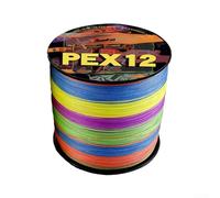 Startbuymore 12 Strand PE Fishing Line 100m For Deep Sea And Surf Fishing Big Fish With Low Memory Design Minimizes Retying Time After Over 100 Casts(3.0 Multicolor)