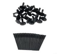 Startbuymore 20 Sets Plastic Bumper Mudguard Rivet Fastener for BMW X1 E84 X3 F25 E70 X6 E71 E72 7 Series F01N F02N Black for Trim Panel Wheel Microfilter Air Duct