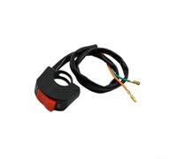 Startbuymore 22MM Motorcycle Handlebar LED Switch Featuring Engine Kill and Dual Flash Button for Improved Nighttime Riding Safety (red)