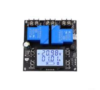 Startbuymore 30A Battery Management System With LCD Display Showing Voltage Current Power And Operating Mode For 10 110V Rechargeable Batteries