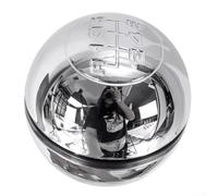 Startbuymore 6 Speed Gear Shift Knob 50294565 for Alfa for Romeo Giulietta Models 2010-2018 Replacement Silver Metal Plastic Soft Grip