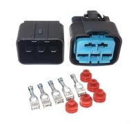 Startbuymore 6189-0904 5 Pin Female Electrical Socket Connector For Automotive AC Applications With Housing And Reliable Contact Performance(B)