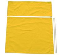 Startbuymore Chair Cover Set With Wooden Supports, Directors Chair Canvas Replacement Fits Most Director's and Fishing Chairs(yellow)