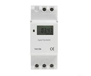 Startbuymore Digital LCD DIN Rail Programmable Timer Switch AC220V 16A With SPDT Converter And Multi Language Instructions For Industrial Use