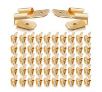 Startbuymore Dual Spade Terminal Connectors With Crimp Mounting For Reliable Electrical Interface Multiple Setups(50pcs)