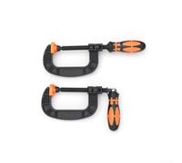 Startbuymore Efficient C Clamp For Woodworking Tasks Using Reinforced Nylon Material With Glass Fiber And Foldable Handle For Operator Comfort(2pcs)