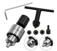 Startbuymore Electric Motor Drill Chuck JT0, Clamping Range 0 34mm, Suitable for Drilling Machines and Woodworking, Includes 4Pcs Set (4mm)
