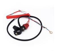 Startbuymore Engine Stop Kill Switch Tether Lanyard For ATV Motorcycle Scooter 70cc 110cc 125cc 1 With 7/8 Inch Handlebar Mount
