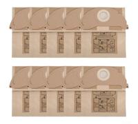 Startbuymore for KARCHER Vacuum Cleaner Replacement Dust Bags 10 Pack for Series WD2 MV2 WD 2.200 WD 2.250 6.904-322.0, Large Capacity Fiber Paper Non-Woven Fabric Design for Homes with Pets and
