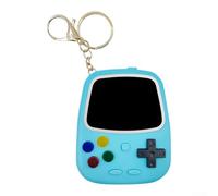 Startbuymore for MINI Retro Game Console, 274 Built-in Classic Games, Compact Portable Handheld Gaming Console with Keychain(blue)