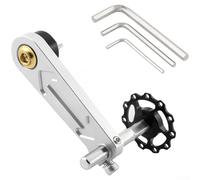 Startbuymore For Single Speed Mountain Bike Chain Guide Made From CNC Aluminum Alloy With Multiple Hole Adjustment For Chain Tension Control(Silver)