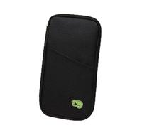 Startbuymore Functional Card Holder and Travel Organizer for Women for Keeping Important Documents Handy (is Black)